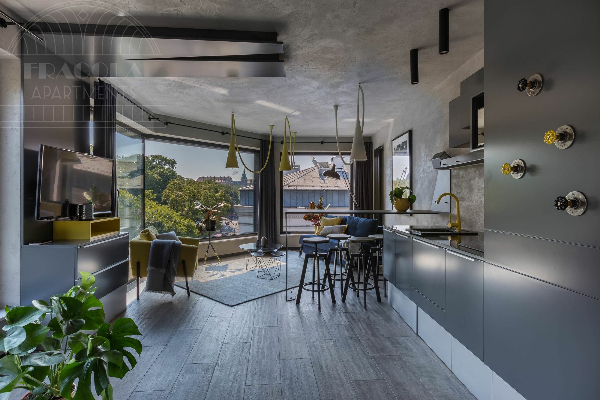 크라쿠프 Modern View Of Planty Park 아파트 외부 사진