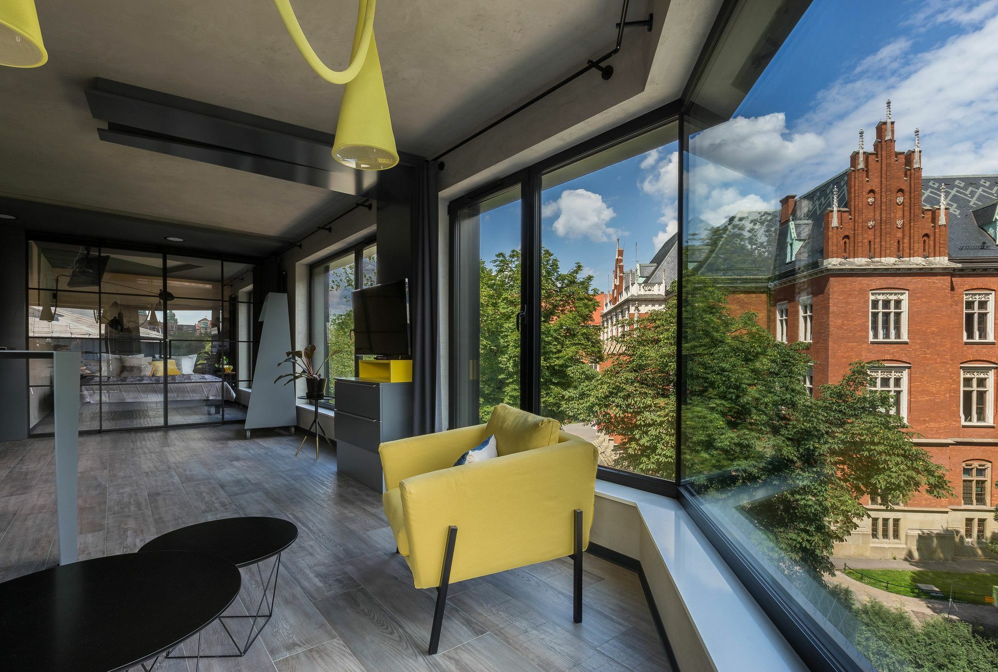 크라쿠프 Modern View Of Planty Park 아파트 외부 사진